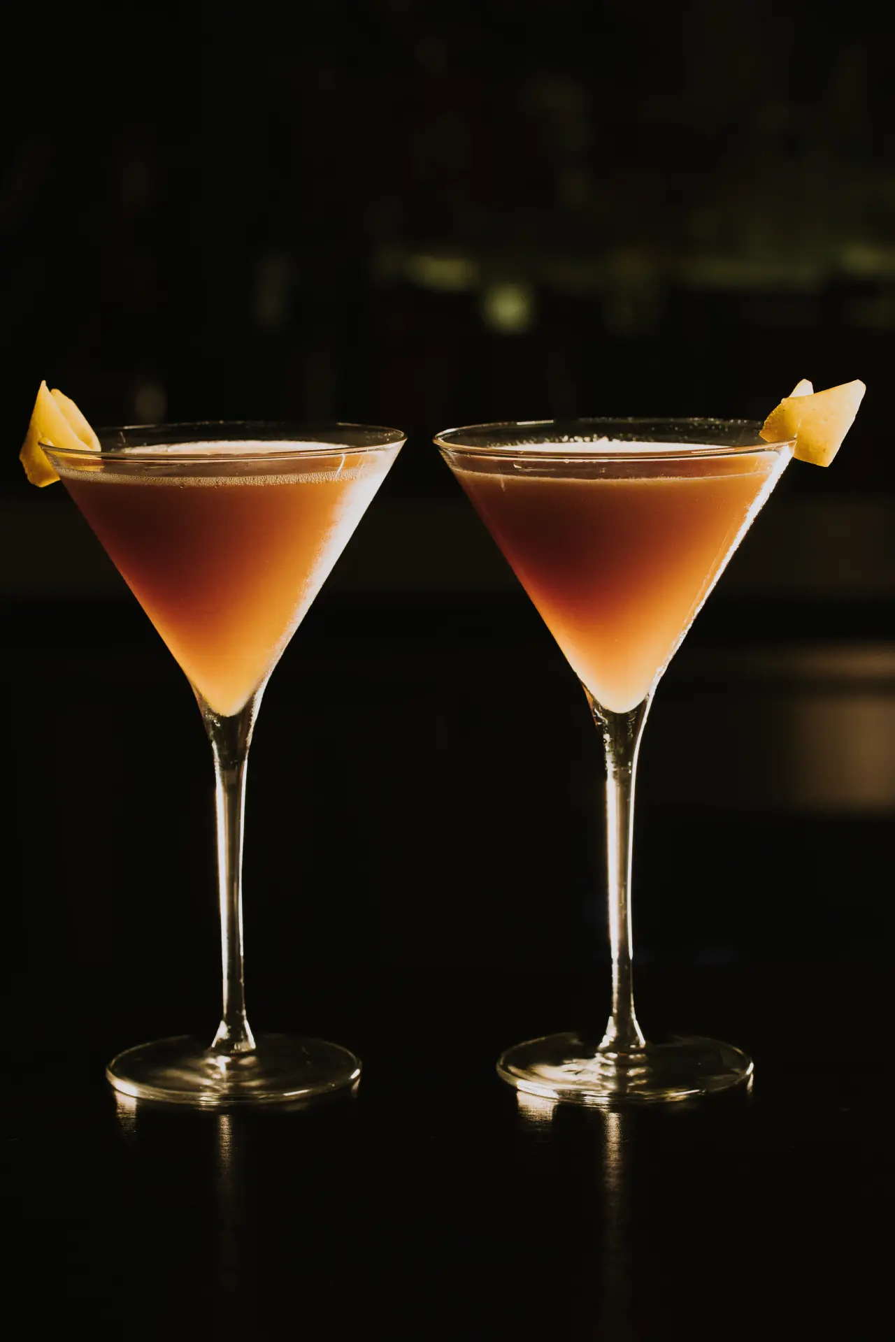 Two espresso martinis